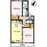 シャトーあゆみ 2DKの間取り