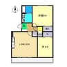 ラ･クレール 2LDKの間取り