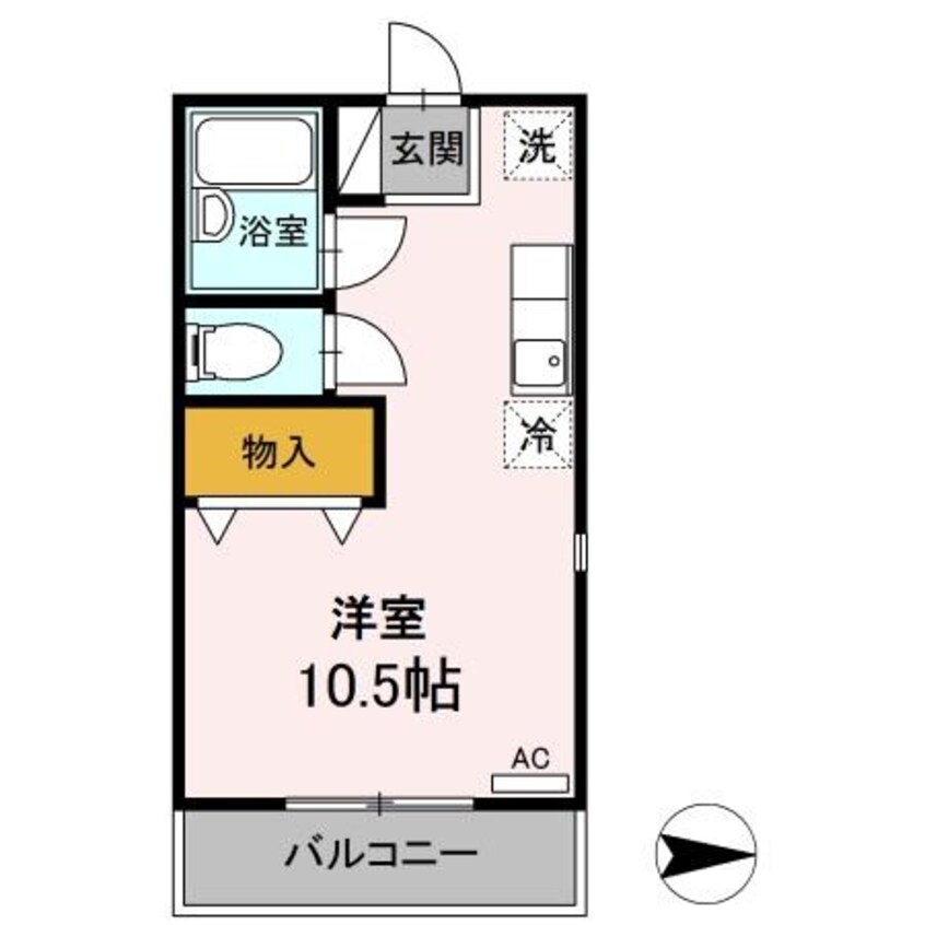 間取図 セジュール･パレ