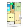 コーポN 2LDKの間取り