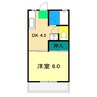 東雲ハイツ 1DKの間取り