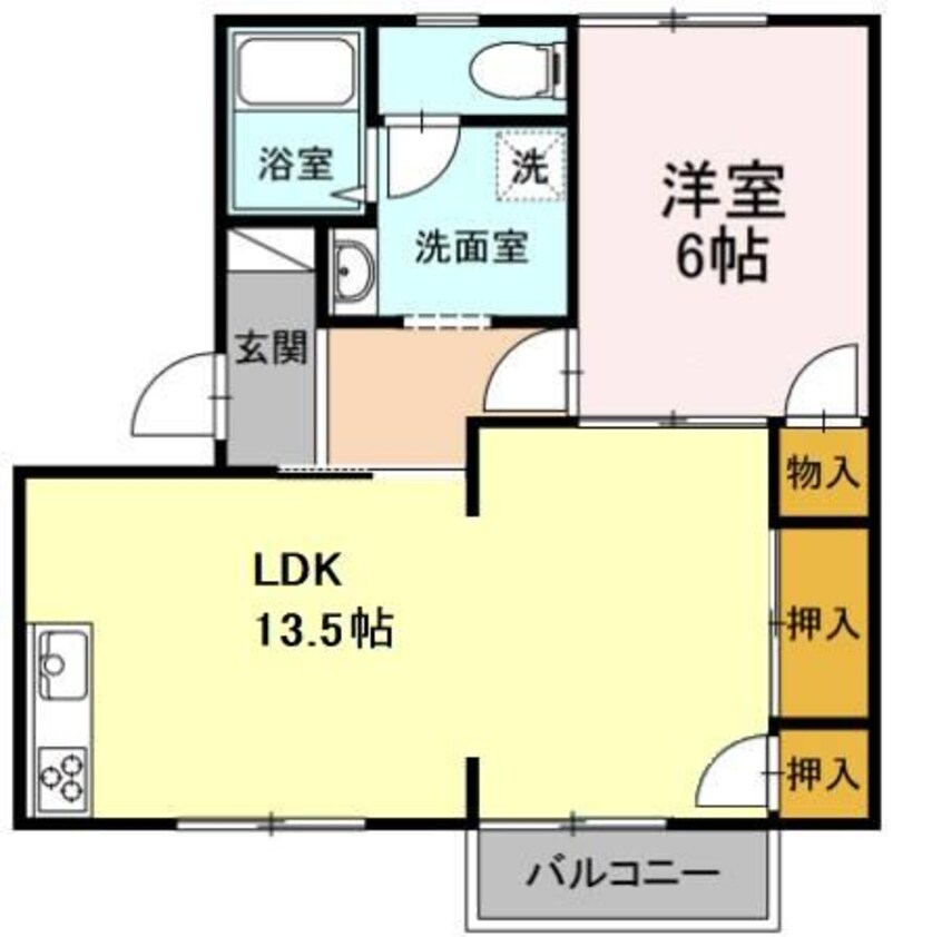 間取図 寿ハイツ A棟