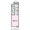 クルール 1Kの間取り