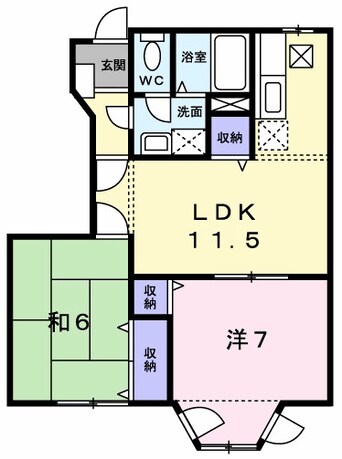 間取図 クレアールⅡ