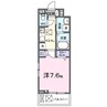 クルール 1Kの間取り