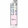 クルール 1Kの間取り