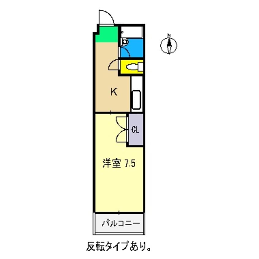 間取図 ハイツリバーサイド