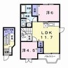 トランキル・ＳＡＩＢＡＲＡ 2LDKの間取り