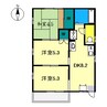 山崎ハイツ(神田) 3DKの間取り