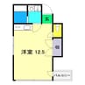 下島ハイツ 1Rの間取り
