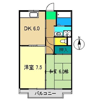 間取図 南海ハイツ