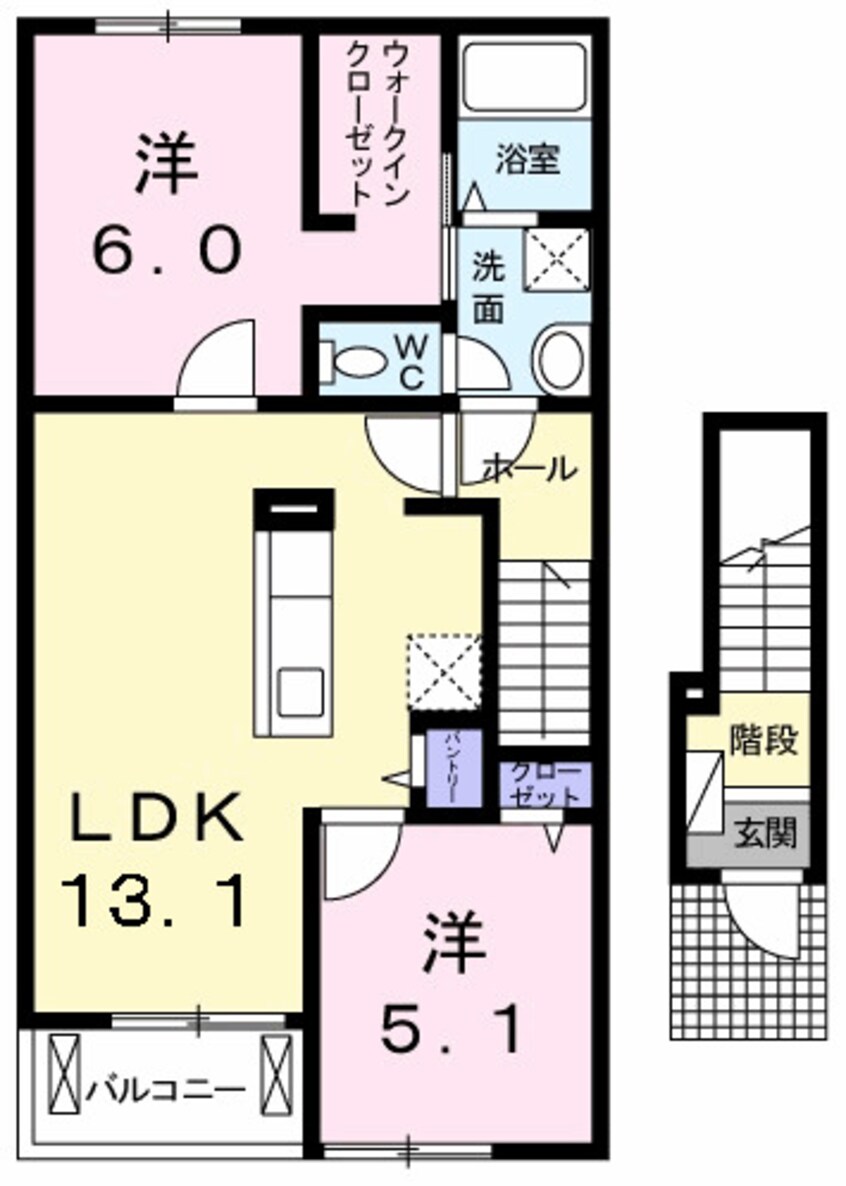 間取図 アルバ・グランデ　Ⅱ