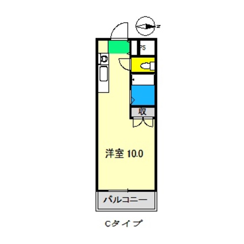 間取図 ヴィラージュ葛島