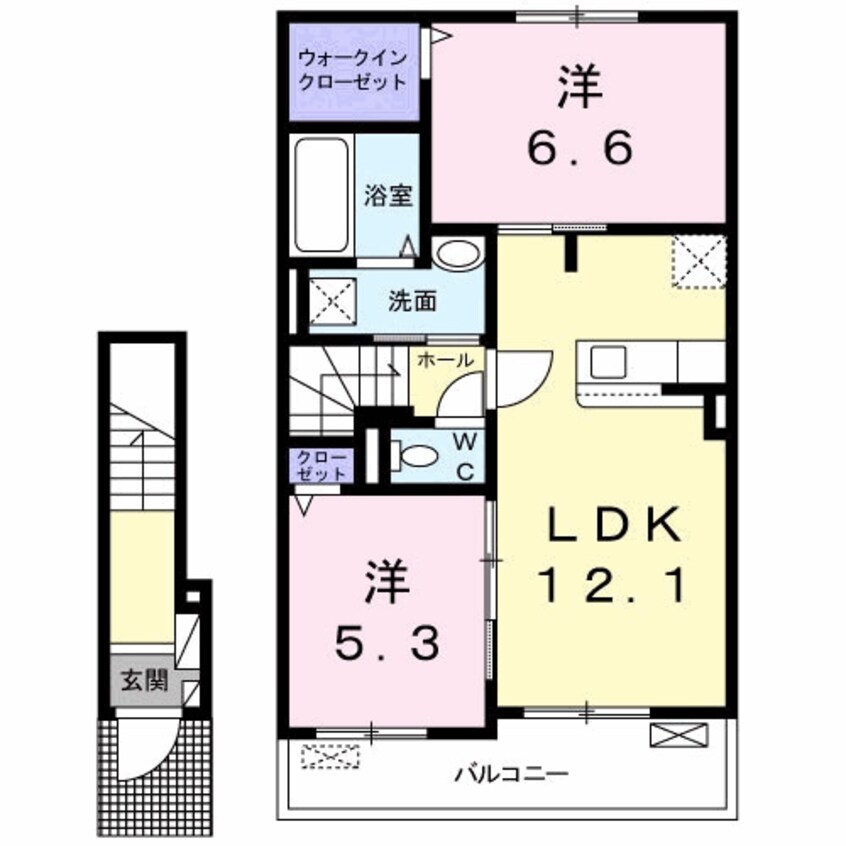 間取図 メゾンブローテ　Ｉ