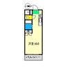ヴィラージュ葛島 1Rの間取り