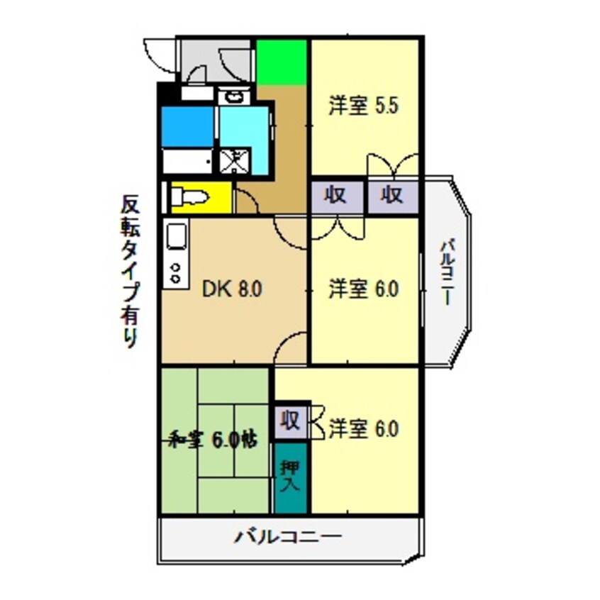 間取図 モイドープ和田