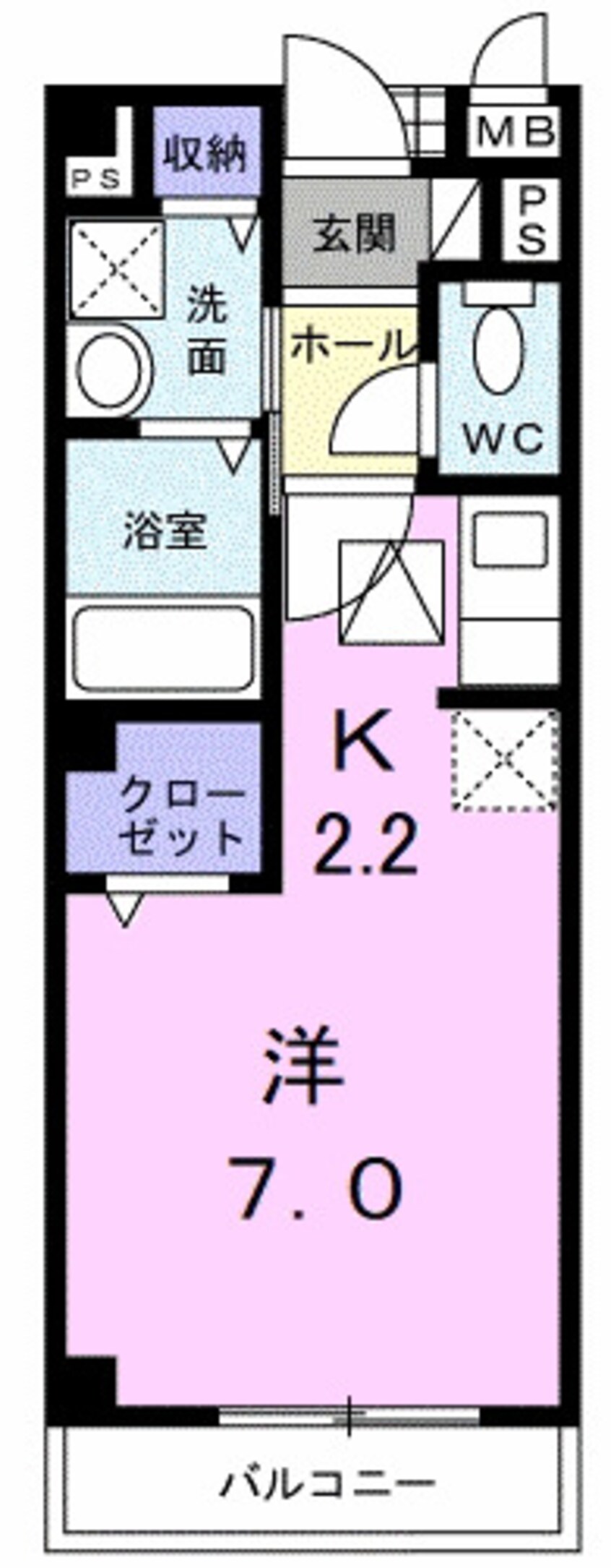 間取図 クレメント・ヒル