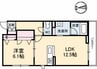 シャーメゾン雅 1LDKの間取り