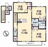 フローラル赤堤 D棟 3LDKの間取り