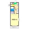 サンロード 1Kの間取り