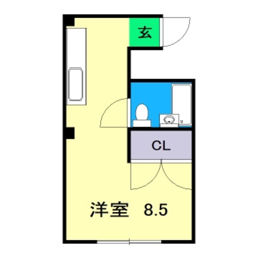 間取図 こーぽはりまや