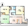 フォブール土佐 3DKの間取り