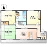 フォブール土佐 3DKの間取り