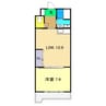 DRハウス Ⅱ 1LDKの間取り