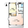 ソレイユベント 1LDKの間取り