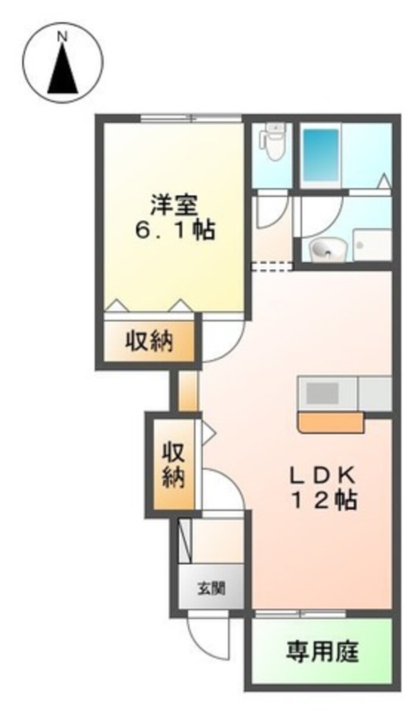 間取図 ヴィラ・フォンテーヌ