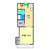 DRハウス Ⅱ 1DKの間取り