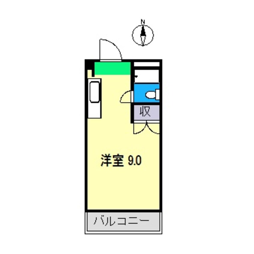 間取図 コーポ曙