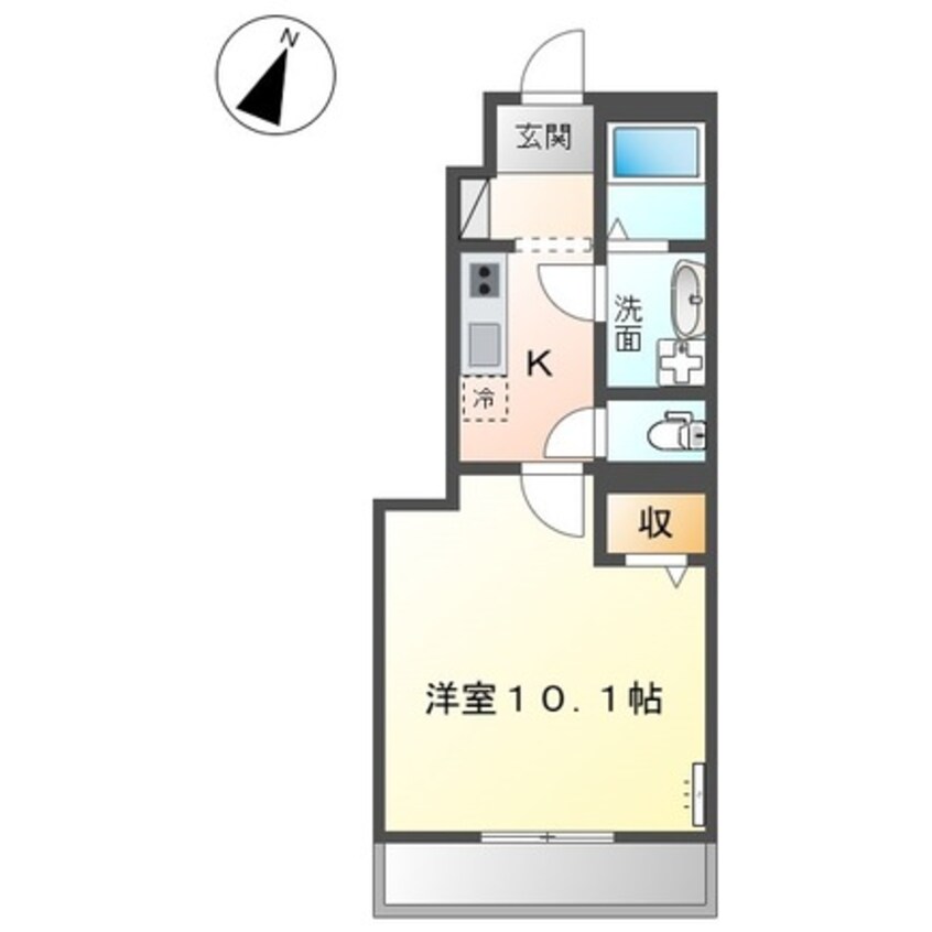 間取図 コンフォルト・カーザ