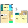 高知市電駅前線・桟橋線/桟橋通四丁目駅 徒歩12分 1-2階 築29年 3LDKの間取り
