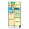 レジデンツアハト 3LDKの間取り
