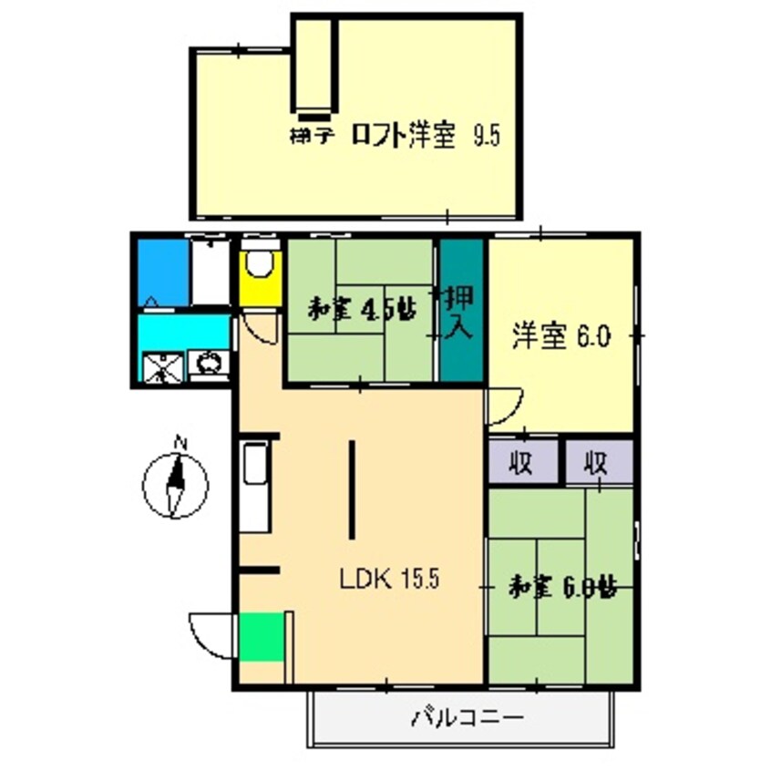 間取図 カサグレイズ