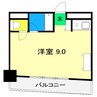 フラットパイン廿代 1Rの間取り