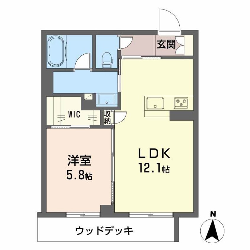 間取図 シャーメゾン グラースⅡ