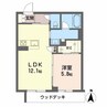 シャーメゾン グラースⅡ 1LDKの間取り