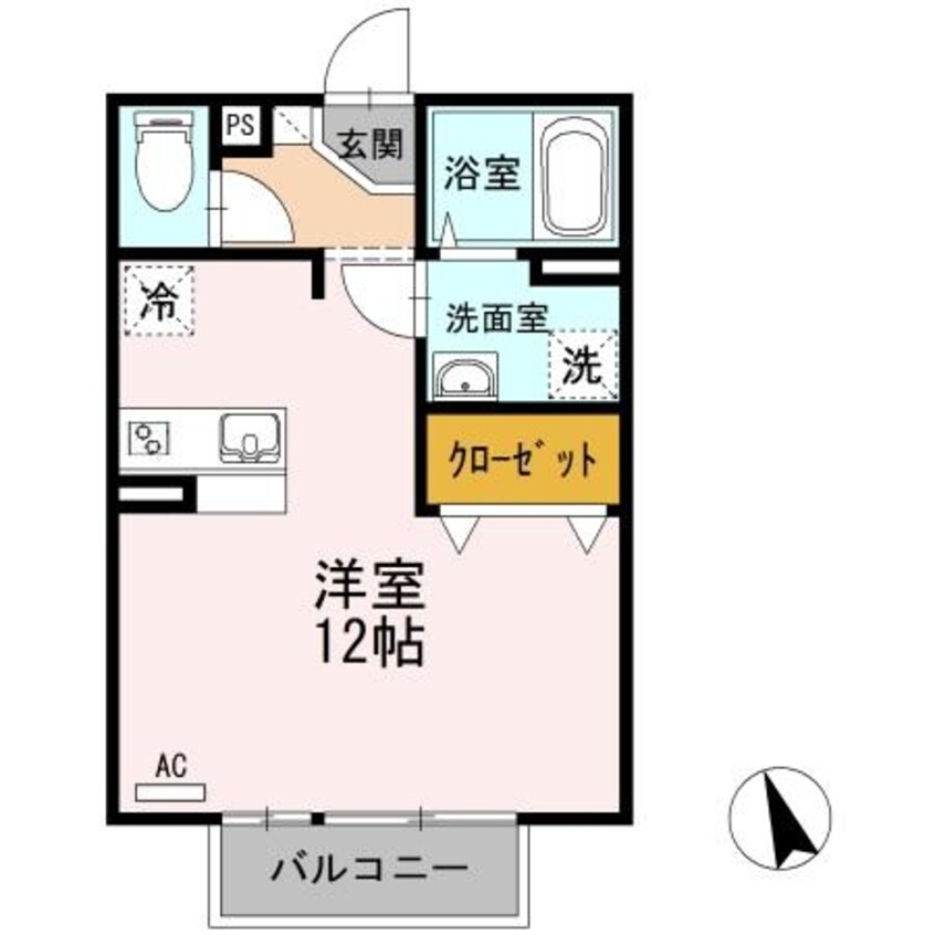 間取図 ソレーユ布師田