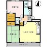 グレイス高埇 2LDKの間取り