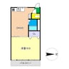 SACHIマンション 1DKの間取り