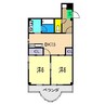 楽住庵 2DKの間取り