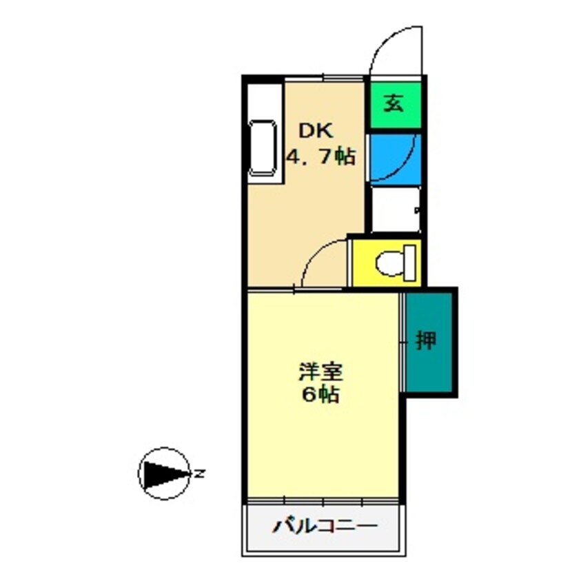 間取図 日月マンション