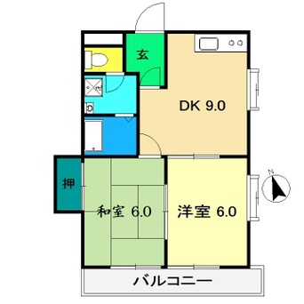 間取図 ハイネスぶどうの木