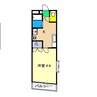 ルーチェ 1Kの間取り