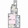 サイカス桟橋通 1Kの間取り