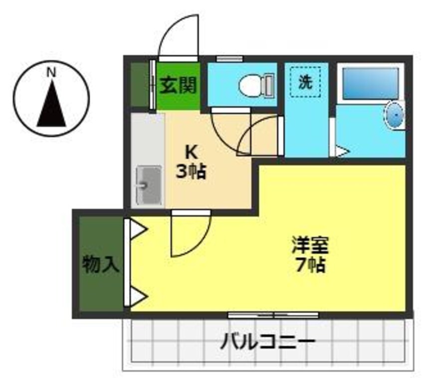 間取図 メゾン太陽 Ⅲ