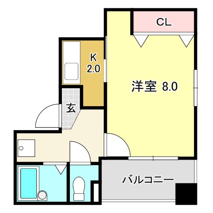 間取図 クレスト上町