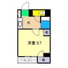 シティガーデン上町 1Kの間取り